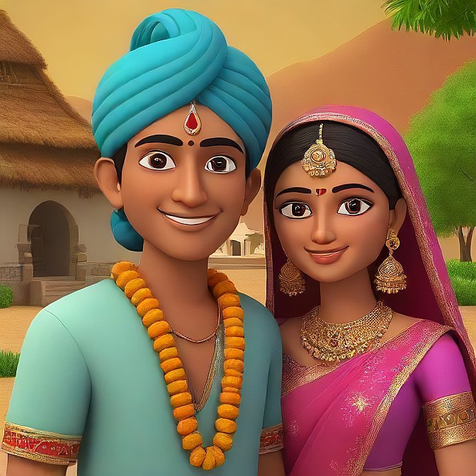 3D cartoon character art